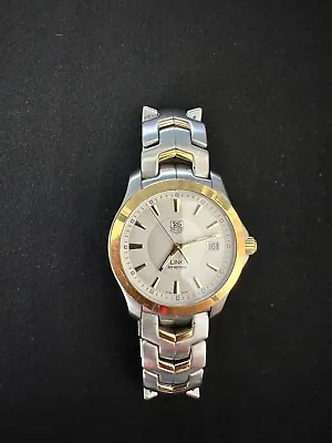 Tag Heuer Link WJF1152 Stainless Steel & 18K Gold Two Tone 39mm Men's Watch • $899