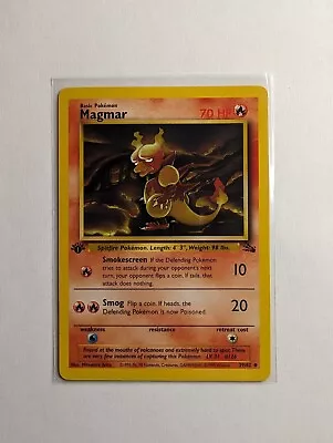 1st Edition Magmar 39/62 - Fossil - Near Mint (NM) - Pokemon Card • $2.99