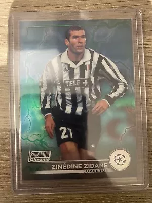 2022-23 Topps Stadium Club UCL Zinedine Zidane Aqua/Green Electric /225 • £12.99