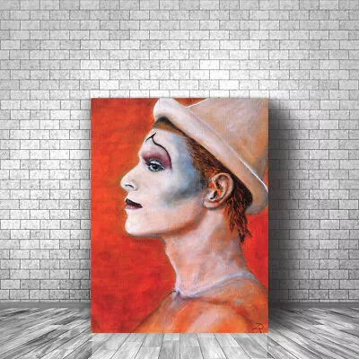 David Bowie Inspired Ashes To Ashes Original Art Canvas Print • £23.99