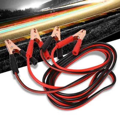 Heavy Duty 12FT 8 Gauge Copper Wire Battery Jumper Cables Jump Start Booster Kit • $19.33