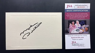 Mike Ditka Signed JSA Index Card 4x6 Cut Chicago Bears HOF George Halas Era HOF • $59.99