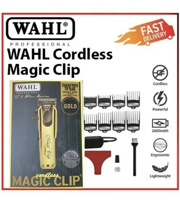 AU PLUG Wahl 5-Star GOLD Series Cordless Magic Professional Hair Clipper Trimmer • $139.95