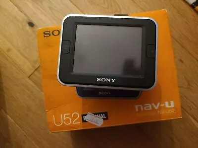 £8 • Buy Sony Sat Nav Nav-U NVU52 *unit Only, Powers On But Screen Is Fuzzy Spares Repair