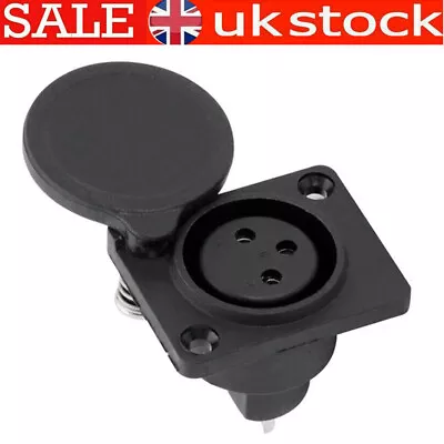 2x 3Pin XLR Female Chassis Panel Charging Port Socket For-Audio Mobility Scooter • £7.38