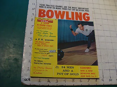 Vintage Magazine: POPULAR BOWLING 1962 Nov; Proper Stance Shirley Garms Etc • $27.33