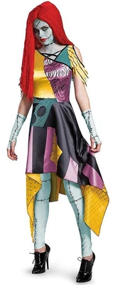 $140.95 • Buy Sally Prestige Nightmare Before Christmas Fancy Dress Halloween Adult Costume