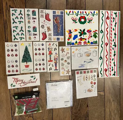 HUGE LOT Scrapbooking CHRISTMAS Stickers Mrs Grossman Creative & Making Memories • $9.95