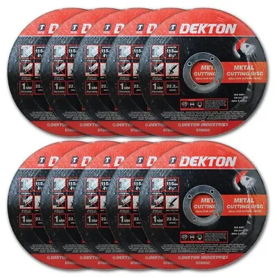 10 X Ultra Thin Metal Cutting / Slitting Discs 115mm 4.5 Inch For Angle Grinder  • £5.69