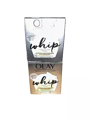 2 Pack Olay Total Effects Whip Active Moisturizer 1.7 Oz • $19.99