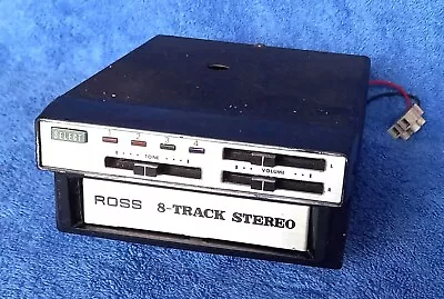 Vintage Ross KS-886 In Car 8 Track Stereo Cartridge Player - DC 12 Volt - 1975 • £12