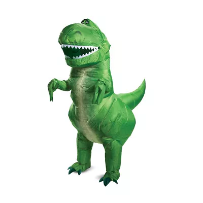 Adult Rex Inflatable Dinosaur Disney Toy Story Costume • $69.27