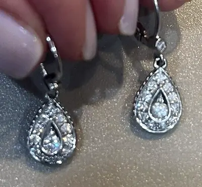 Penny Preville 18K Diamond Teardrop Earrings • $1799