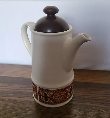 Vintage 70’s Sadler Coffee Pot Border Mission Design Made In England Stoneware • £9.99