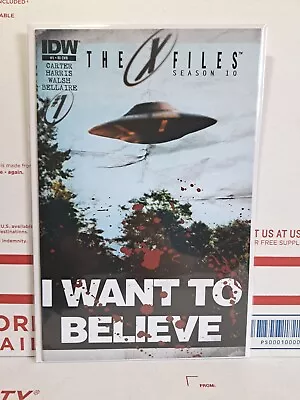 X-Files Season 10 #1 Joe Corroney Variant Cover Retailer Incentive IDW Harris • $150