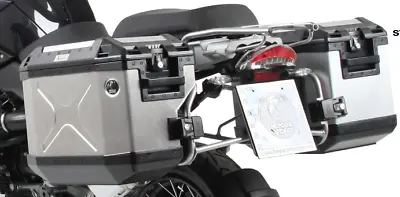 BMW R1200GS / Adventure Panniers Xplorer Silver And Carrier BY H&B (2004-13) • $1442.79