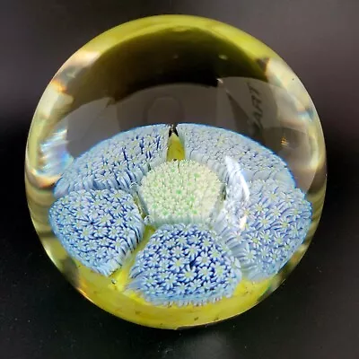 Vintage Murano Millefiori Glass Paperweight Italy Murano Art Glass Paperweight • $60