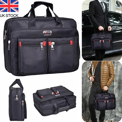 Laptop Briefcase Men Messenger Satchel Shoulder Bag Document Handbag Travel Work • £12.82