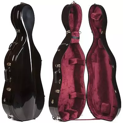 Bobelock 2000W Black Fiberglass 3/4 Cello Case • $603.50