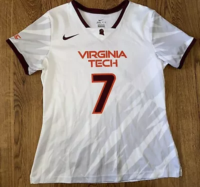 2019 Nike Virginia Tech Hokies #7 Grace Nelson Game Worn Womens Lacrosse Jersey • $49.99