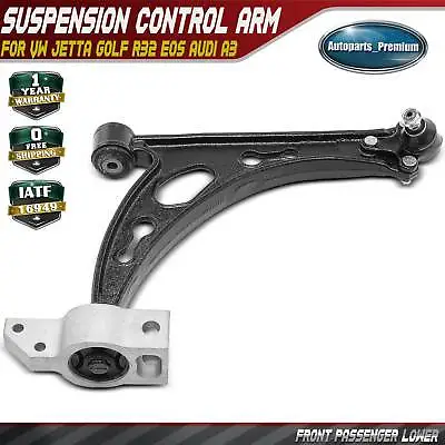 Front Right Lower Control Arm W/ Ball Joint For VW Jetta Golf R32 Eos Audi A3 • $55.99