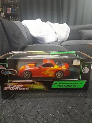 Mazda RX7 FD 94 Orange 2Fast 2Furious Julius Amaury  Racing  Champions USA 1:18  • $319