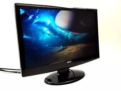 Tested ACER H213H 21.5  Full HD 1920x1080 LCD Monitor W/ HDMI DVI VGA & Speakers • $24.95