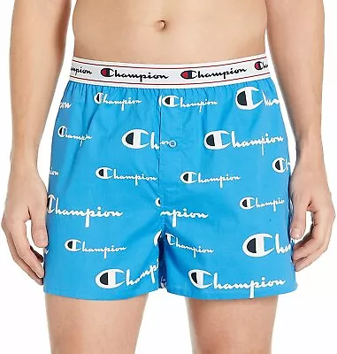 Champion Men's Script Print Stretch Woven Boxer • $12.99