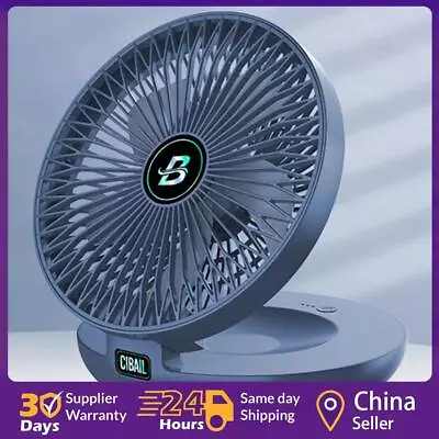 Foldable Air Cooler 3 Speed Handy Fan Wall-Mounted Fan For Home Office Dormitory • £15.60