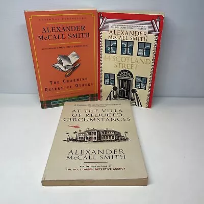 3x Alexander McCall Smith Ladies' Detective Agency Paperback Books Bundle Lot • $18.99