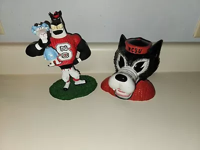 NCAA Special--MR WUFF NCSU Mascot BOBBLEHEAD Limited Edition & Bank Collectible* • $100