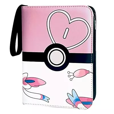 $16.14 • Buy Card Binder For Pokemon Cards Binder 4-Pocket, 440 Pockets Trading Card Pink