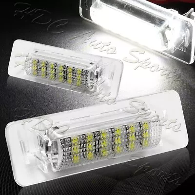 For Mercedes Benz C/E-Class W210 W202 4DR White 18-SMD LED License Plate Lights • $11.99