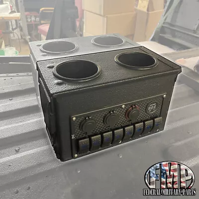 Military Humvee Cup Holder / Center Console (b) Side Control Panel M998 Ammo Can • $229