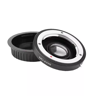 MD-EOS Lens Metal Mount Glass Adapter For Minolta MD MC Lens To For Canon EOS EF • $21.20