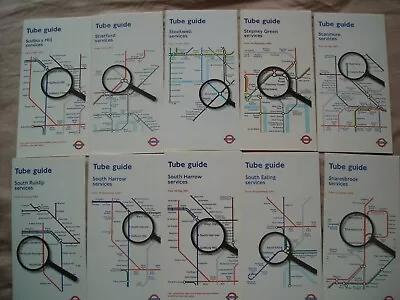 London Underground Tube Guides Tube Maps List 4 • £11