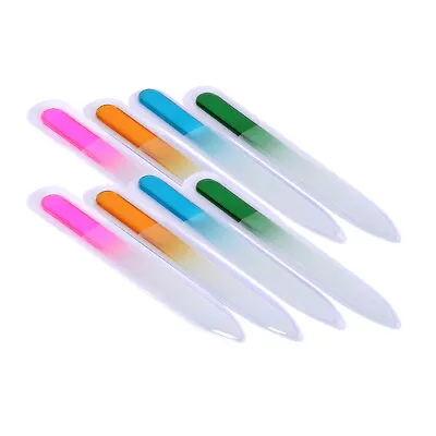 8X Durable Nail File Crystal Glass Buffer Art Files Manicure Device Acrylic Gel • $11.50