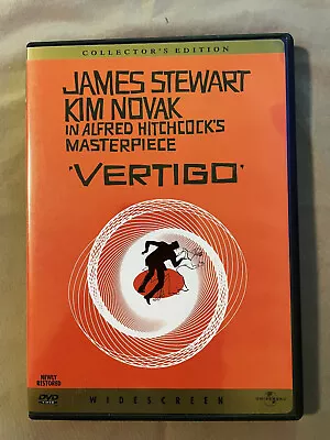 Vertigo (DVD Widescreen Collectors Edition) James Stewart Kim Novak • $0.99