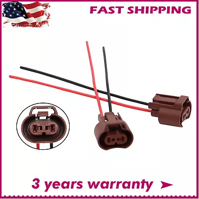 2* Wire Pigtail Female U 9006 HB4 Harness Fog Light Socket Connector Lamp Bulb • $9.87