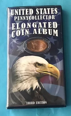 Eagle United States Penny Collector Elongated Pressed 48 Coin Album Book Holder • $5.99
