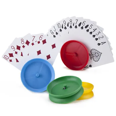 £2.89 • Buy Single Playing Card Holder - Choose Colour From Red Blue Green Yellow