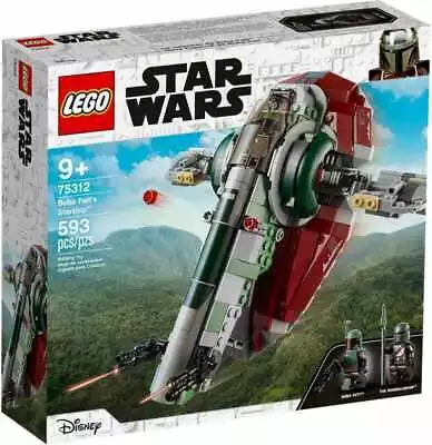 $59.55 • Buy LEGO 75312 Star Wars Boba Fett’s Starship (BRAND NEW SEALED)