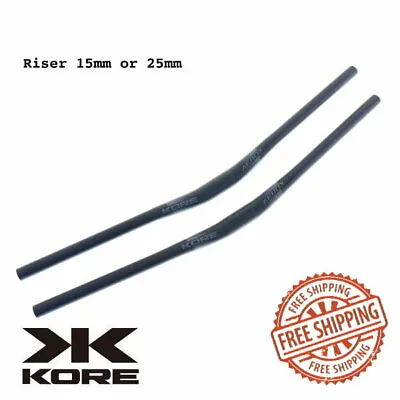$21.90 • Buy KORE Aerox MTB XC Handlebar 31.8 X 720mm AL7075-T6 Triple Butted Riser 15mm/25mm
