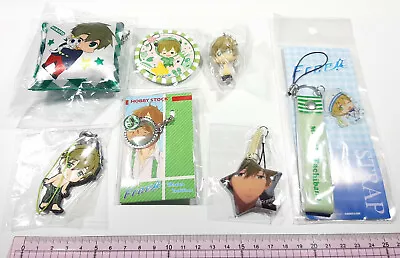 Free! Anime Tachibana Makoto Iwatobi 7 Item Can Badge Rubber Strap Lot O1 • $16.88