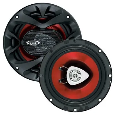 New BOSS Audio CH6520 6.5  250W 2 Way Stereo Car Speakers Pair Of 2 Red/Black • $34.99