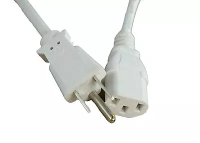 White 30FT AC Power Cord For QSC KW153 1000W 15  3-way Powered Speaker • $15.99