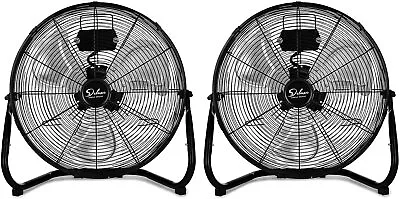 Simple Deluxe 20 Inch 3Speed High Velocity Heavy Duty Metal Industrial Floor Fan • $109.99