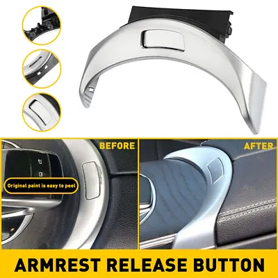 Center Console Armrest Box Release Button Trim Cover Fit For Benz W205 C Class • $19.99