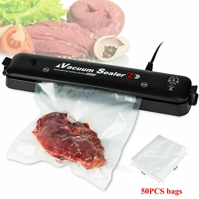 $17.99 • Buy Vacuum Sealer Machine Food Preservation Storage Saver Automatic With Seal Bag