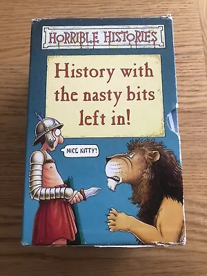 Horrible Histories 10 Book Box Set History With The Nasty Bits Left In! • £25